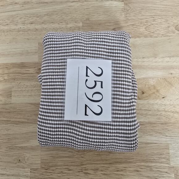 Dolan Sweater Womens Small Asymmetrical Collar Stripe Left Coast Collection Pull - Picture 6 of 8